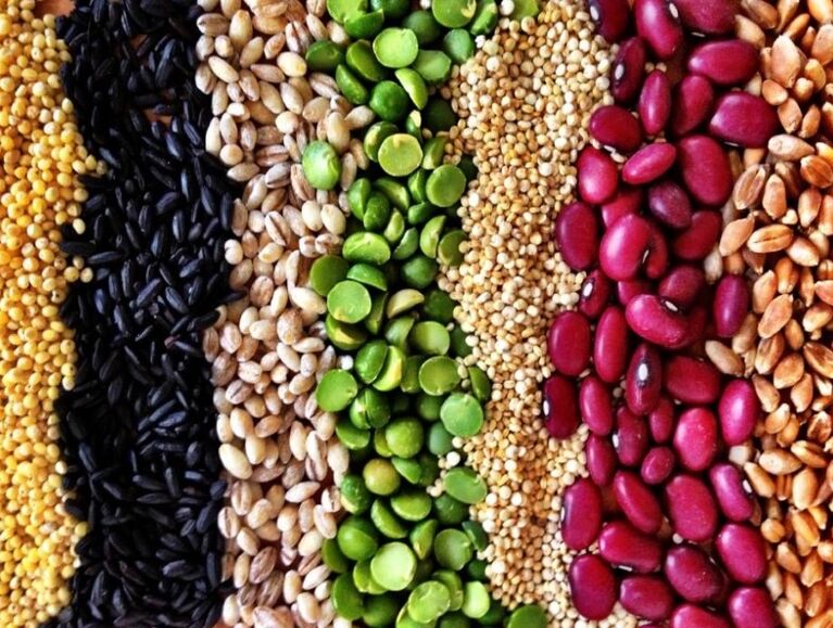 céréales et pois